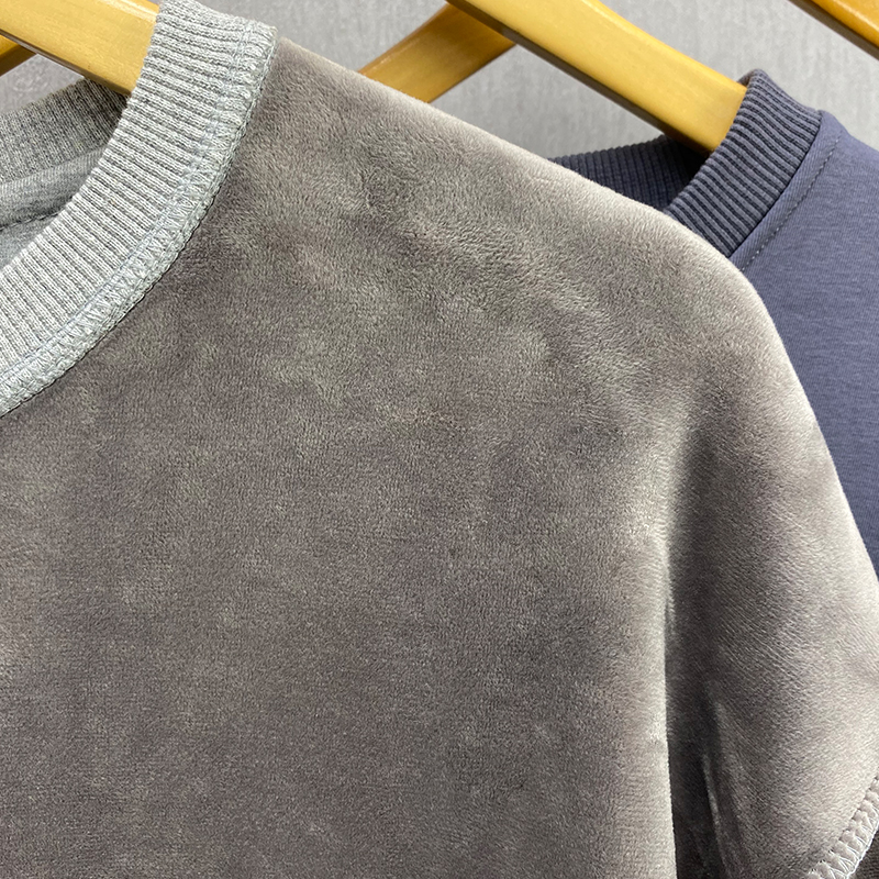 5XL Real High Quality Eco Friendly Premium Plain Crew Neck Private Label Cotton Thick Sweatshirt Women