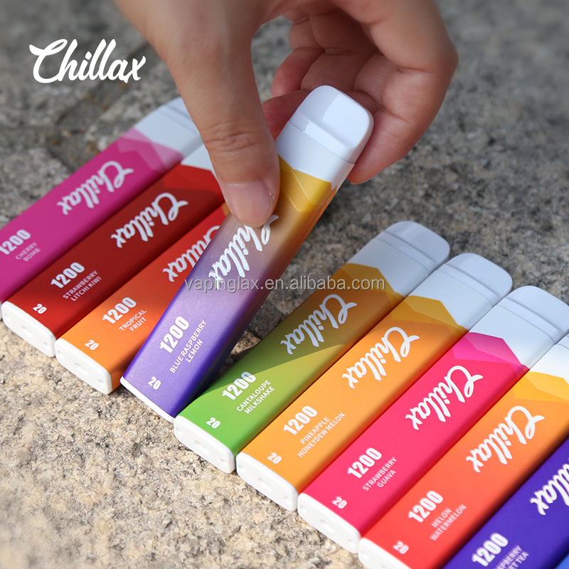 2021 New trending Chillax 1200 disposable pod 700mah 4ml prefilled Apollo ejuice ODM&OEM