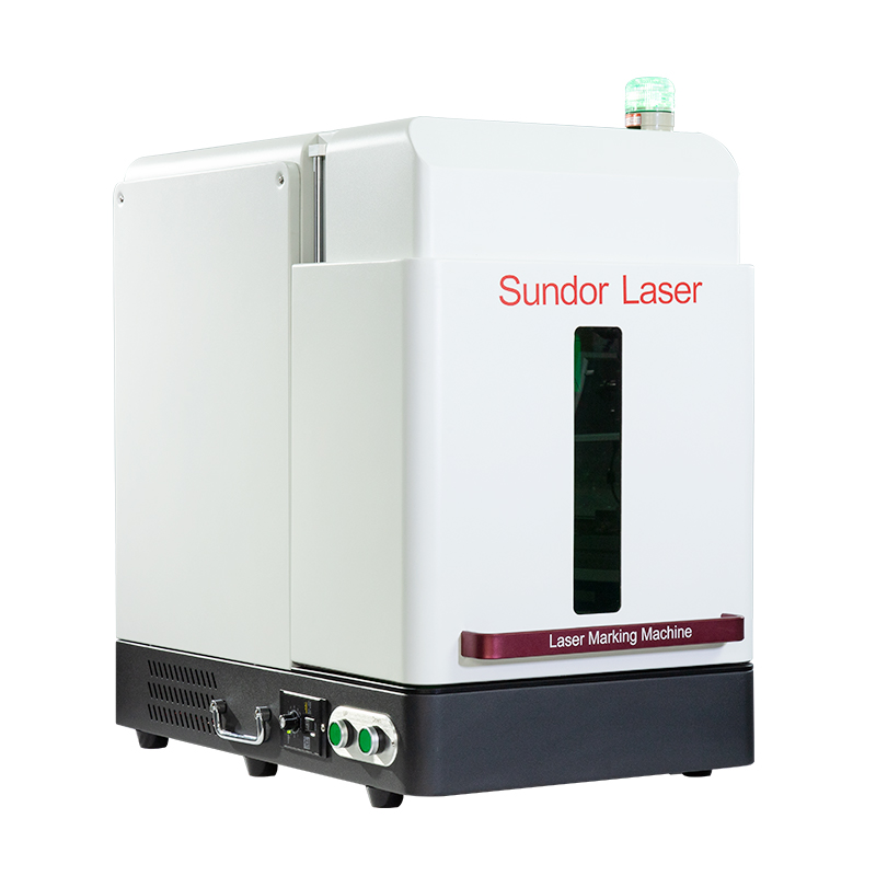 20W 30W 50W Enclosed Fiber Laser Marking And Printing Machine