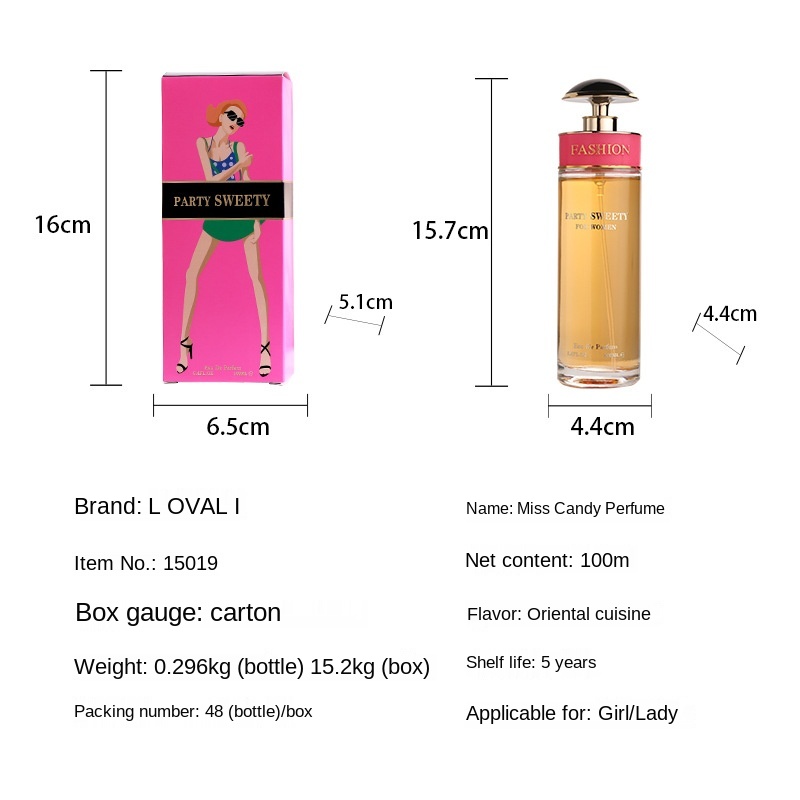 wholesale Candy Perfume for Women Popular perfum with the same fragrance Floral and fruity 100ml women's ladies perfume