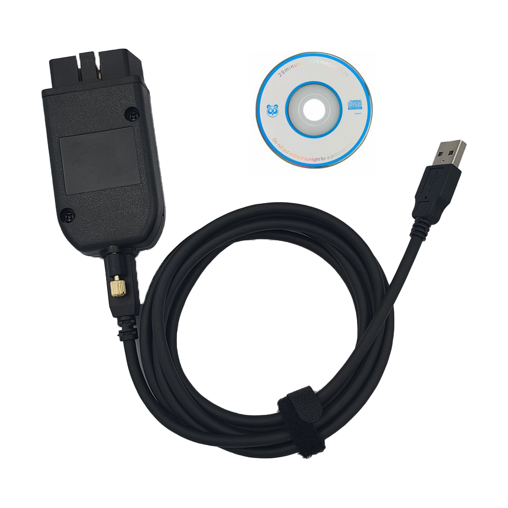 Высококачественный интерфейс V2 22,3 Atmega162 + FT232 + L9637D Vag K CAN для USB с хорошим корпусом для VW