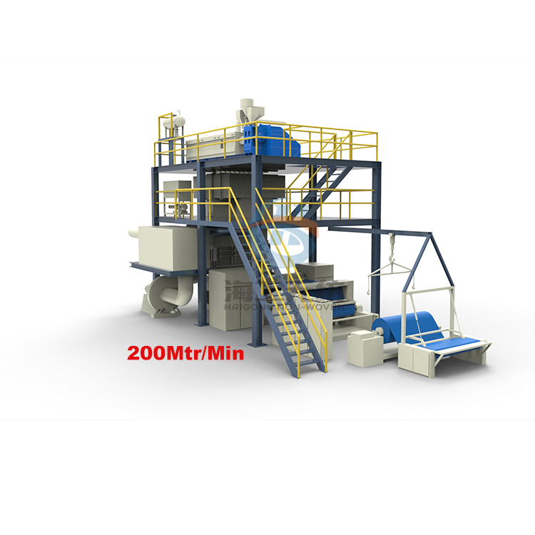 Automatic High Speed Nonwoven Fiber Making Production Line Pp Spunbond Nonwoven Fabric Machine, Meltblown Non-woven Machinery