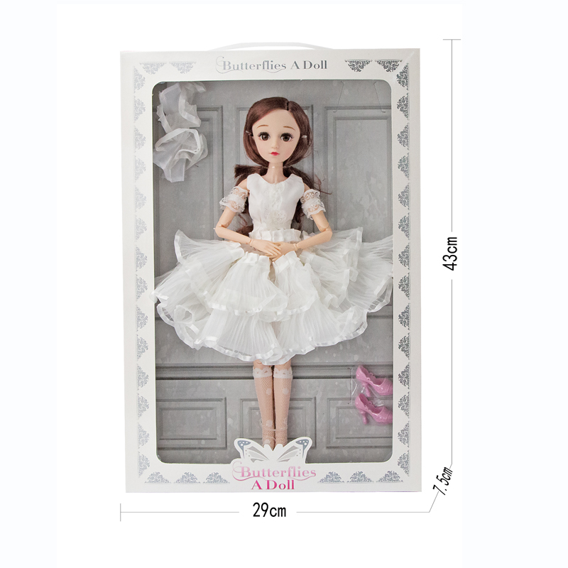 New Design Plastic Beautiful Vinyl Doll For Girl Game, Long Skirt Silicone 22 Inch Girl Doll