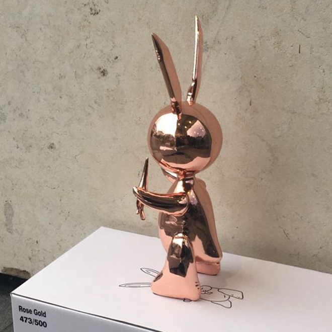 Jeff Koons воздушные шары из металлического сплава кролик художественная скульптура