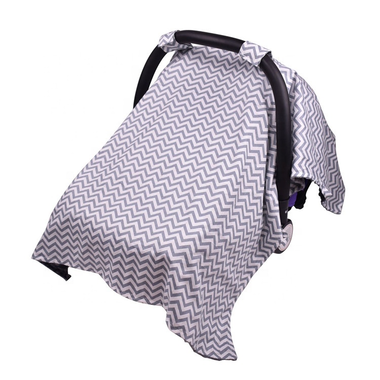 Baby Nursing Breastfeeding Cover Breathable Cotton Muslin Multiuse Nursing Cover Baby Car Seat Cover Nursing