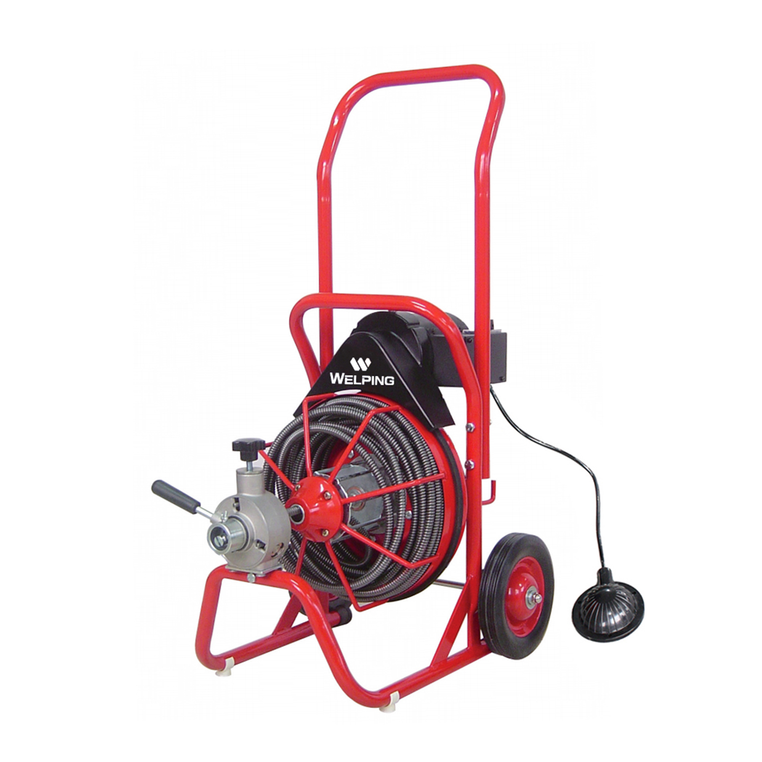 Drain Auger Cleaning Machine,Drum Sewer Draining Machine, 1 1/4 "до 4" Pipe Lines, 50ft, WP360ZK