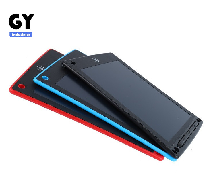 Оптовая продажа с фабрики в Китае, красочные со стирающимися чернилами Memo Pad 8,5 дюймов цифровой блокнот школьные ЖК письменном таблетки с замком игрушки для детей
