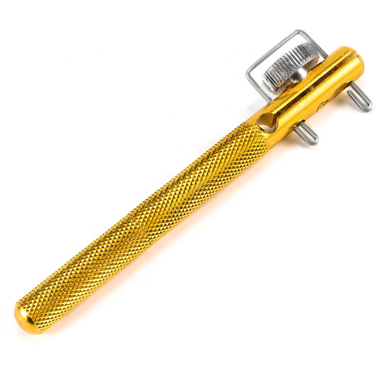 Fast delivery new hot sale Golden portable connector Aluminum Alloy Line Knotter Knot Tying Tool Fishing Hook tying machine