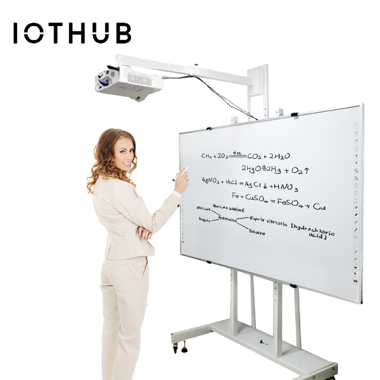 IOTHUB высокое качество 82 дюймов Мульти-сенсорный экран монитор LCD цифровая доска образование интерактивная белая доска