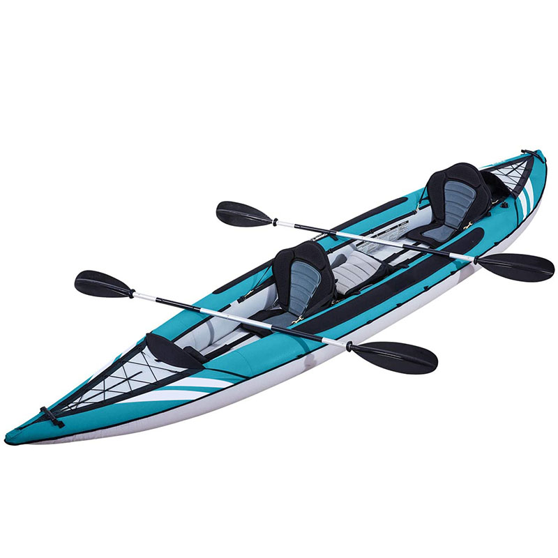 Kayak khusus 2 оранжевого, каяк, скачать memancing надувной, perahu karet ganda mewah Ян dituliskan dilipat