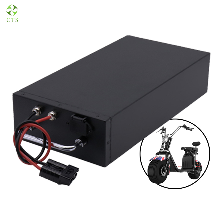 60v 72V 50Ah 60Ah lithium ebike battery with smart BMS and smart charger