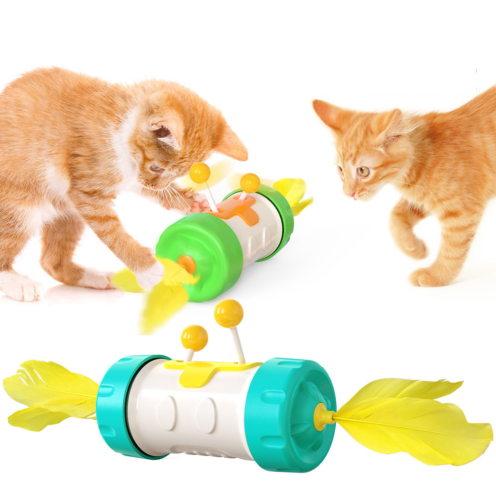 Pet products funny cat toys self hi exercise feather tease beautiful cat stick toys