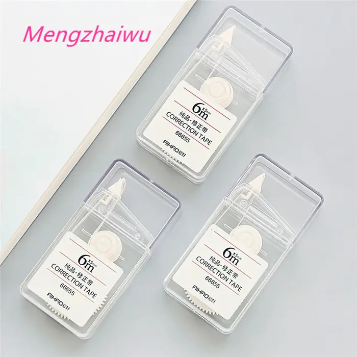 korean stationery from china wholesale school supplies simple fashion office cheap plastic correction tape