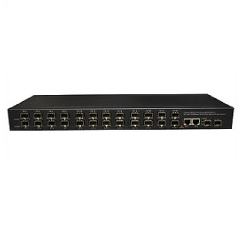 Промышленный сетевой коммутатор POE Ethernet SFP с 24 портами