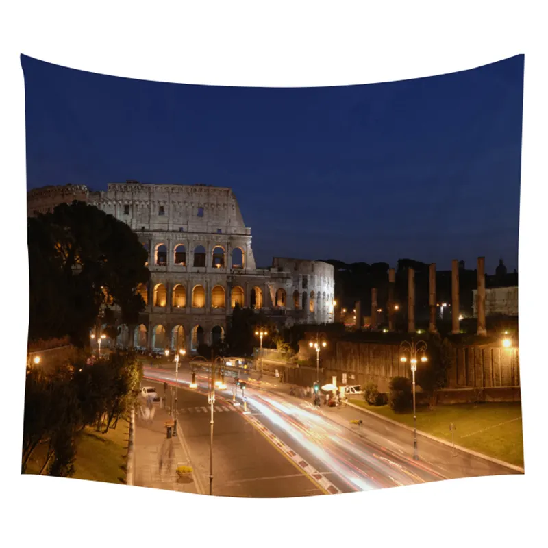 G&DHot Sale Paris Scenic Print Nordic Blanket Bohemian Tower Wall Cloth Tapestries With130 * 150cm