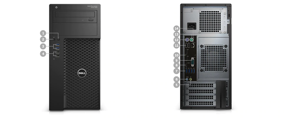 Серверная рабочая станция Dell Precision серии 3000 3420