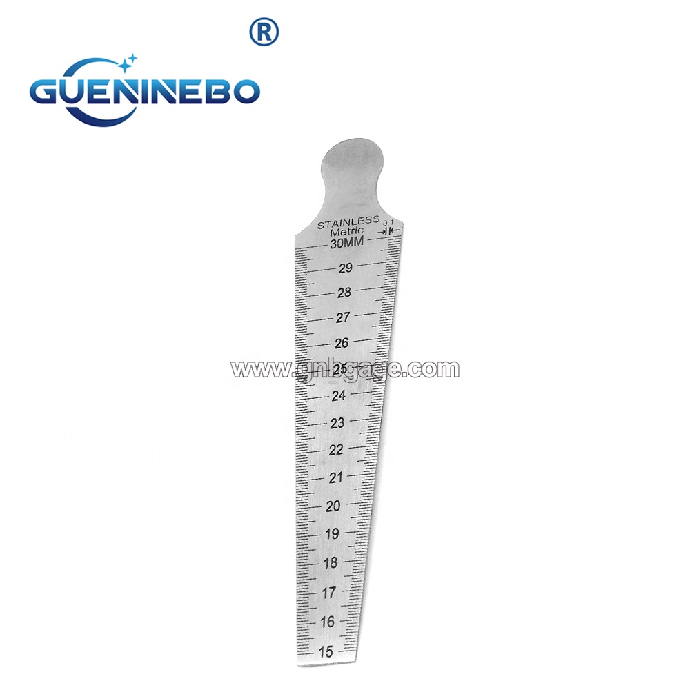 GNB-10B Taper Welding Gauge 15-30mm (5/8"-3/16") For Measuring Gap/Slot/Width/ Hole Size