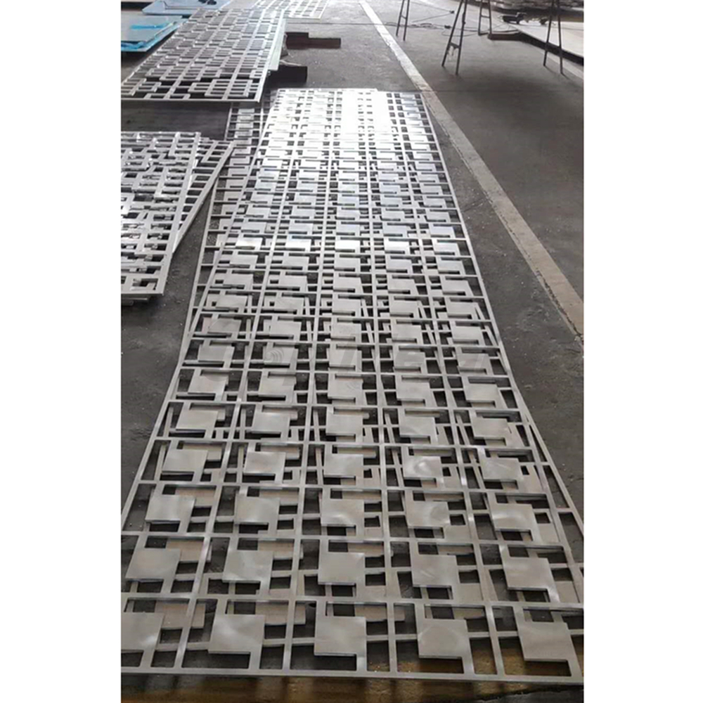 CNC Carved Panel Wall Cladding Panels Metal Laser Cut Facade Panels Aluminum Curtain Walls