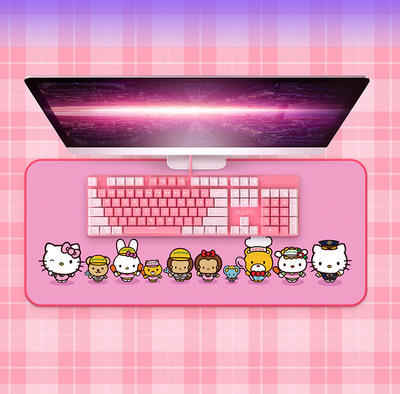 Mouse pad rubber material table mat non-slip keyboard pad cartoon game desk pad computer accessories