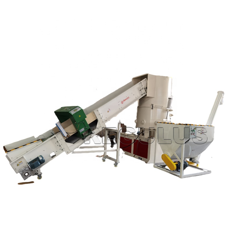 Waste Plastic PP PE Film recycling Agglomerator plastic Bag Agglomerating Machine