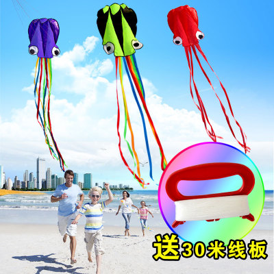 Color Octopus Kite /Soft Inflatable Kite /Animal Kite Long Tail Adult And Child Outdoor Sports Entertainment Flying Tool Kite