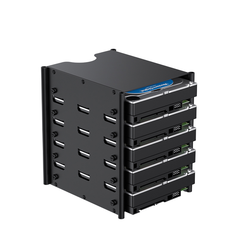 HDD Hard Disk Bracket DIY Hard Disk Box Acasis Drive Storage Rack HDD Case 5 Layers Hard Disk Shelf Organizer Box