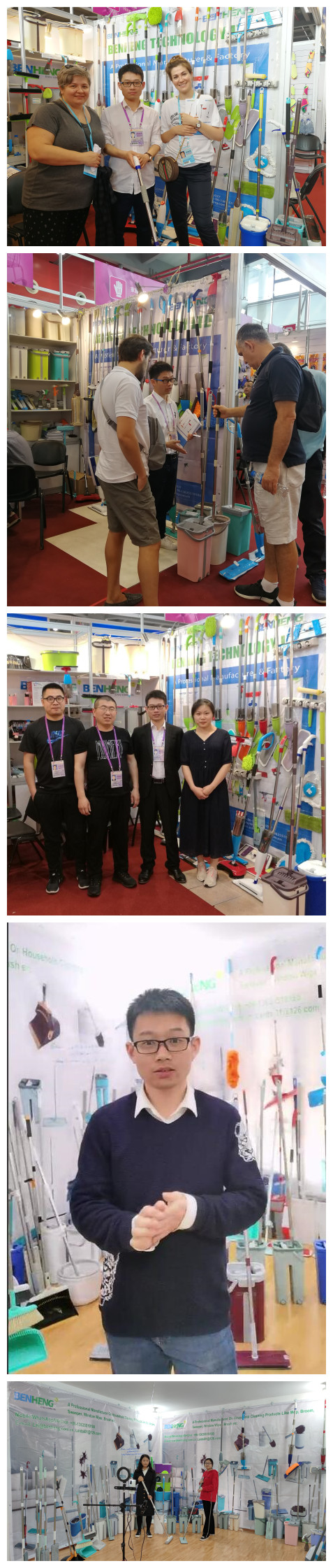 BENHENG BSCI Spray Mop & Sweeper & Flat Mop 3 in 1 High quality spay mop hand free Lazy Flat mop