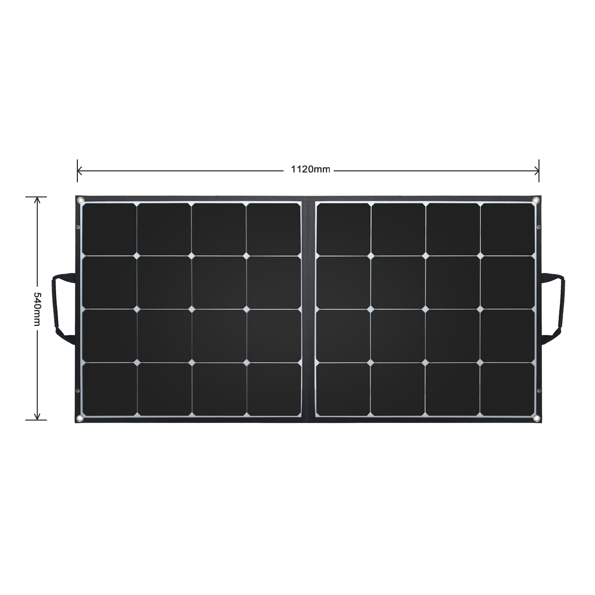 Waterproof Fabric Portable Solar Folding Charger 100w Folding Solar Panel For Travel