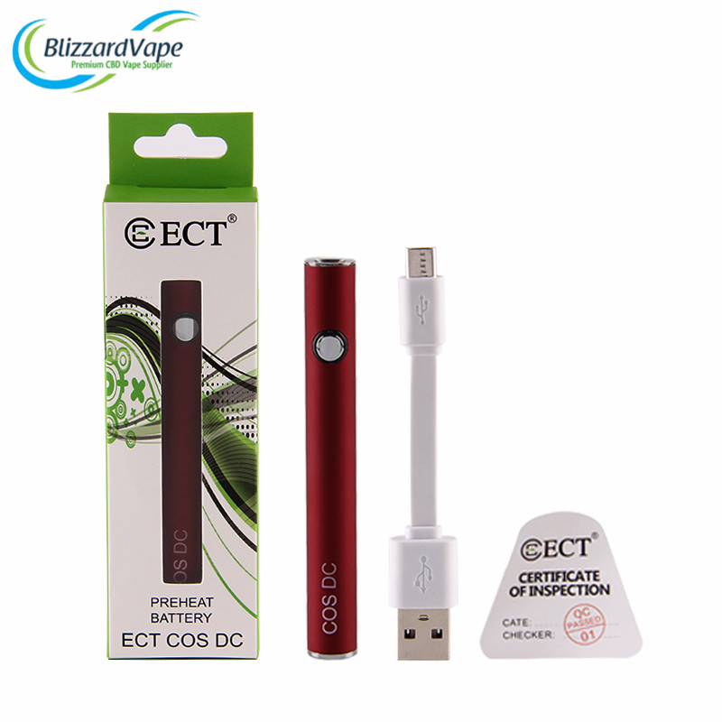 Батарея COS DC Twist Mini Cbd, батарея 380 мАч, черная, 510, бескнопочная батарея для вейпа
