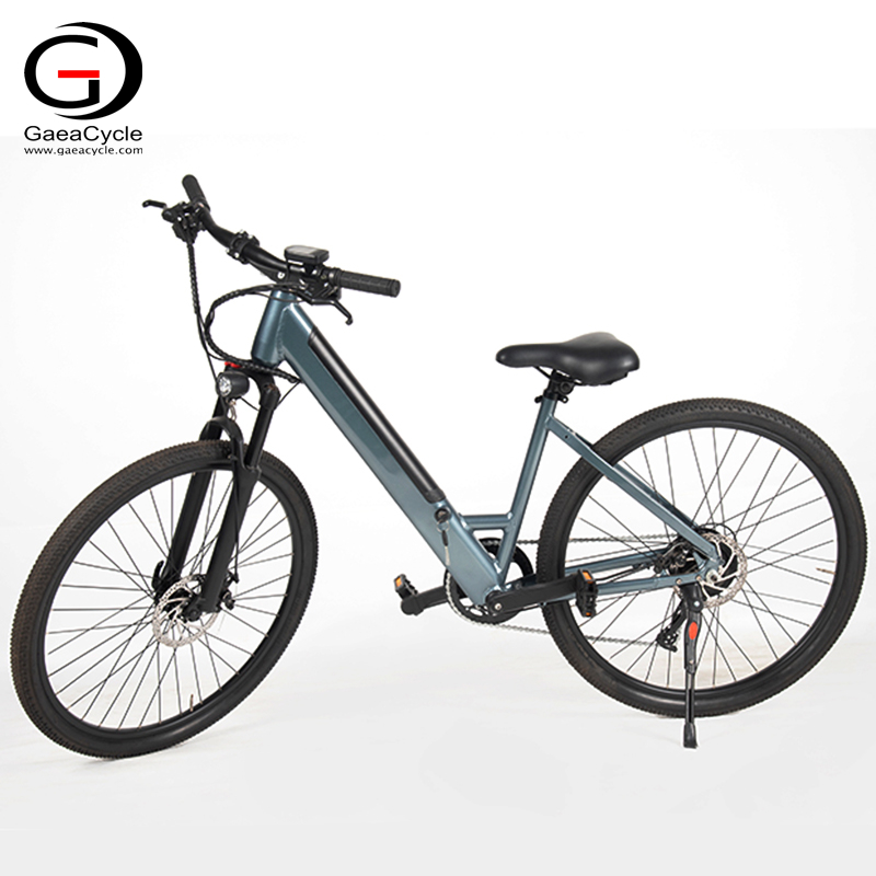 Gaeacycle 2021 Новый 26/27.5 дюймовые ступенчатые через дорожный электронного велосипеда 48V 250w электрический велосипед, способный преодолевать Броды для взрослых