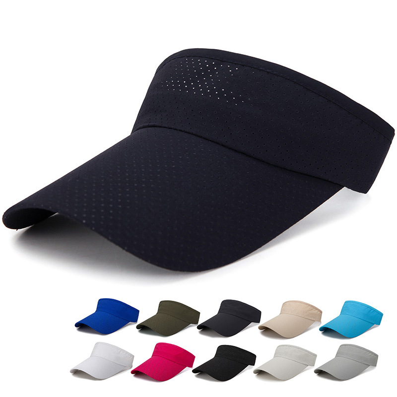 Customized Logo Men And Women's Outdoor Sports Customize Golf Visor Sun Visor Caps