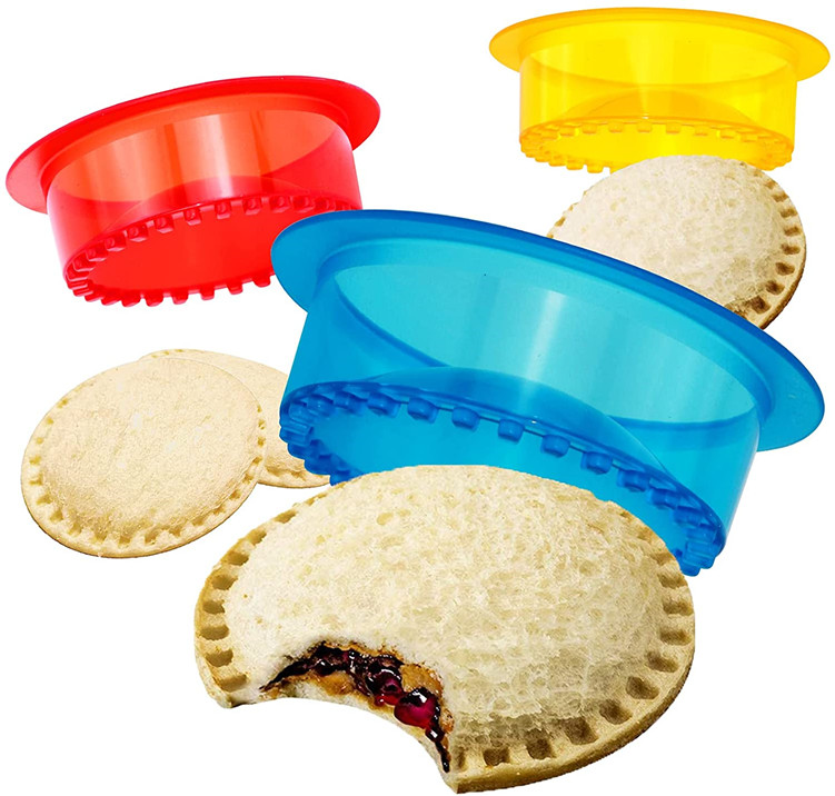 Amazon hot Sandwich Cutter and Sealer Sandwich Maker Bread Decruster Pancake Maker DIY Cookie Cutter for Boys and Girls Lunch