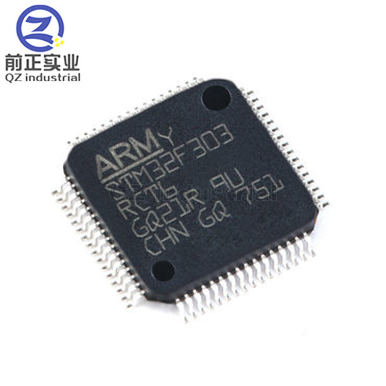Оригинальные электронные компоненты QZ STM32F303RC, 32-битные микроконтроллеры ARM LQFP64 STM32F303 STM32F303RCT6