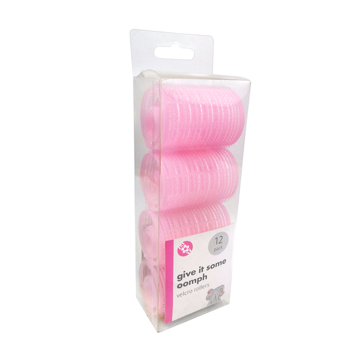 wholesale cheap good selling 12pc plastic hair curler velcro rollers