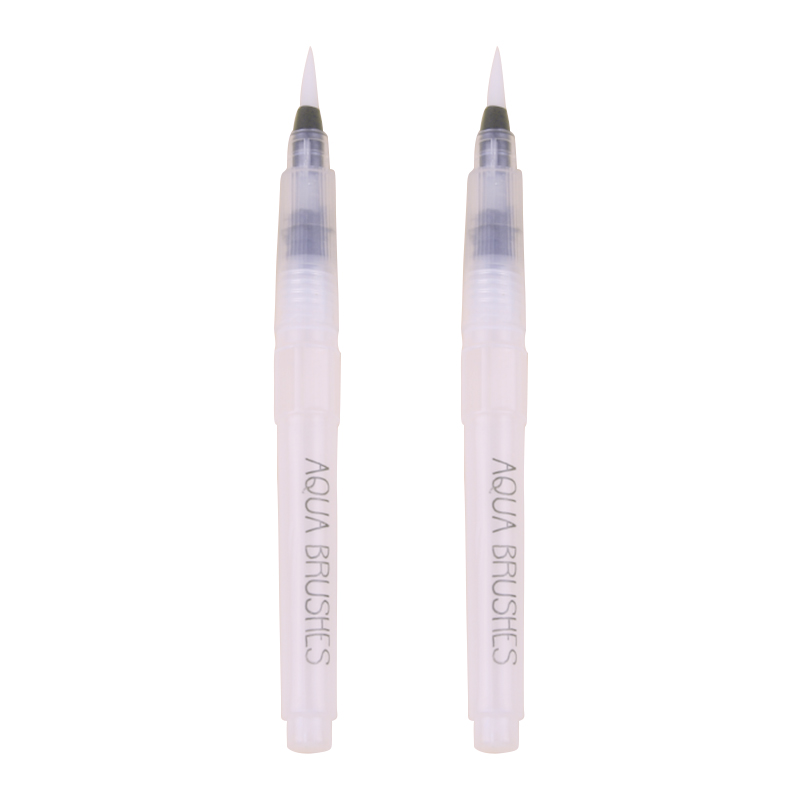 Two fountain pens, water absorption and water injection beginner's hand-painted solid watercolor paint brush, water storage brus