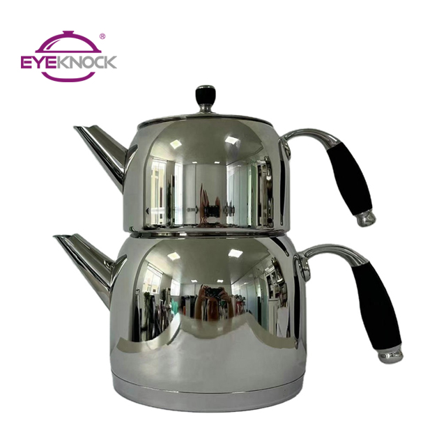 Индукционный двухслойный чайник Stovetop, чайник из нержавеющей стали 18 10, турецкий чайник