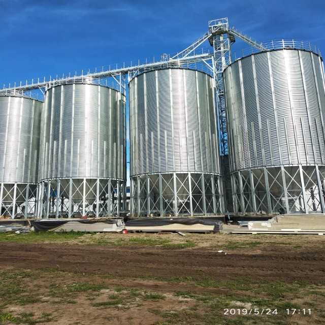 Силос для хранения зерна из Коран и пшеничной стали, продажа по конкурентоспособной цене