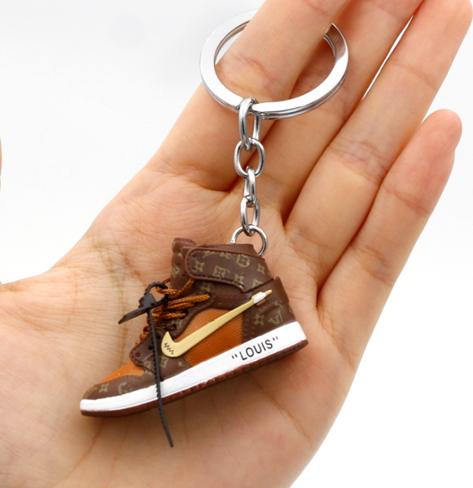 Brand shoes AJ keychain fashion innovative basketball team series keychain