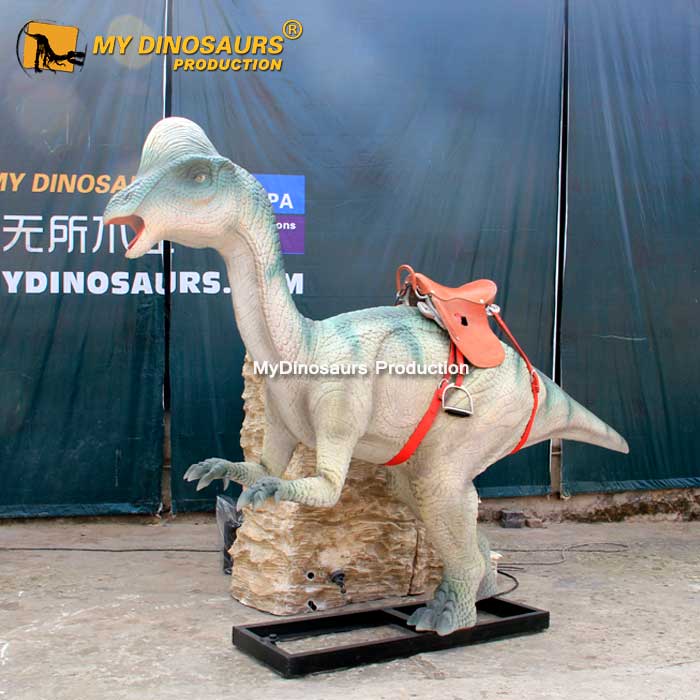 MY Dino Amusement Park Ride Simulated Corythosaurus Dinosaur Ride