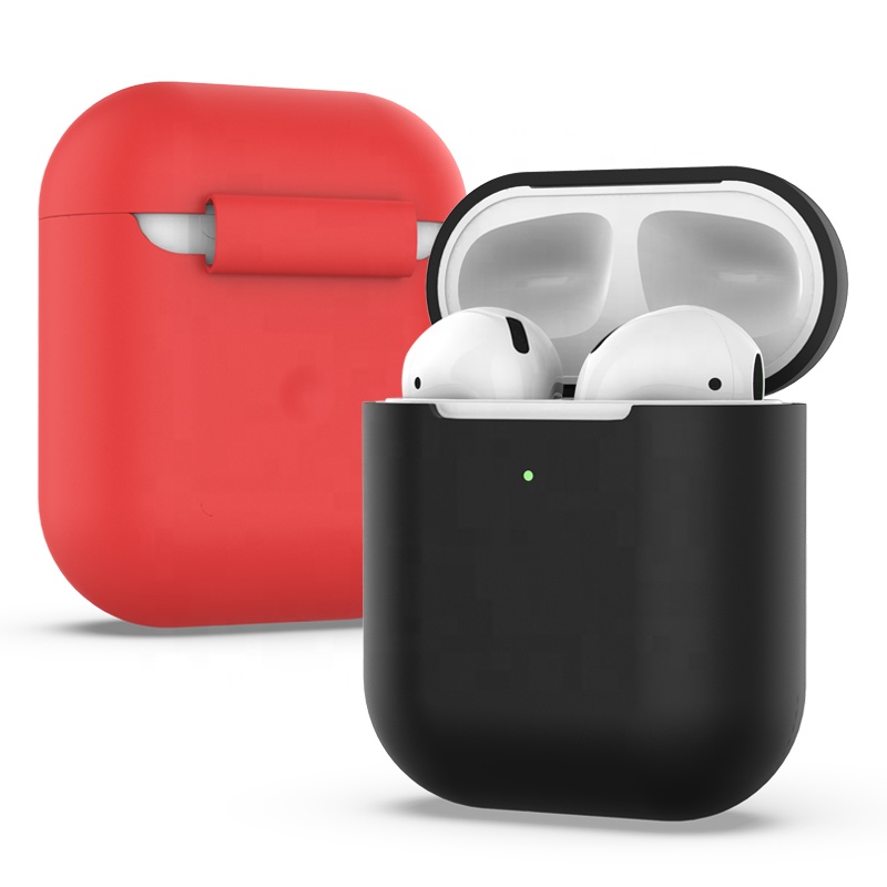 Мягкие силиконовые чехлы из ТПУ для airpod, защитный чехол, прозрачный Ультратонкий чехол, противоударный держатель для Airpods 2