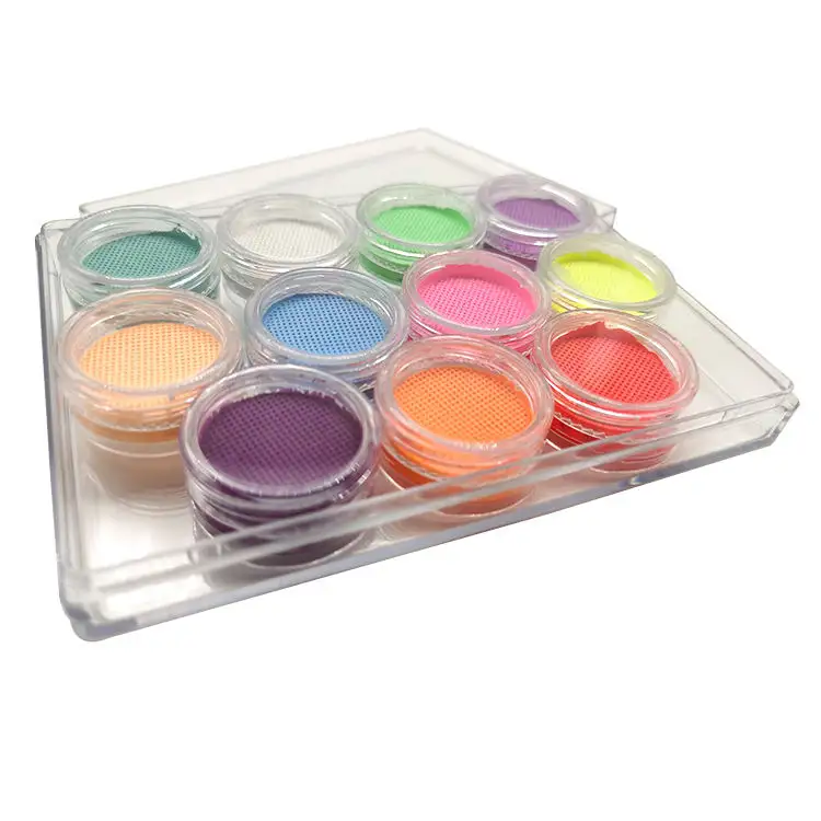 Hot Selling Watercolor Paints Brushes Face Painting Accessories Rainbow Split Cake Eyeliner