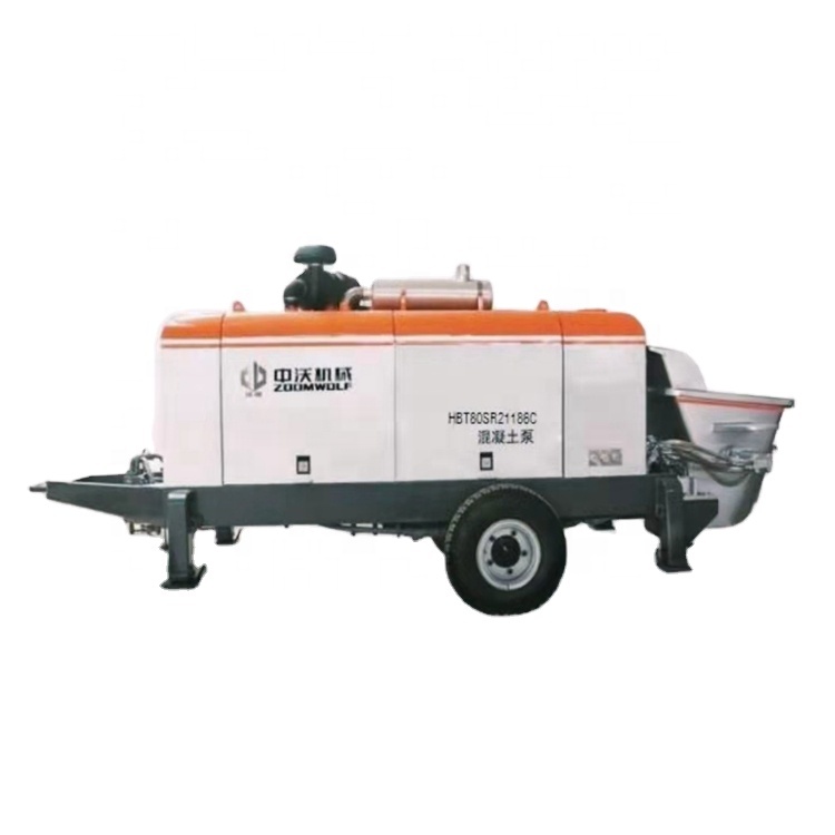 Бетономешалка HBT80SR21186C для грузовика, бетономешалка для насоса бетона, горячая цена, дизельный двигатель