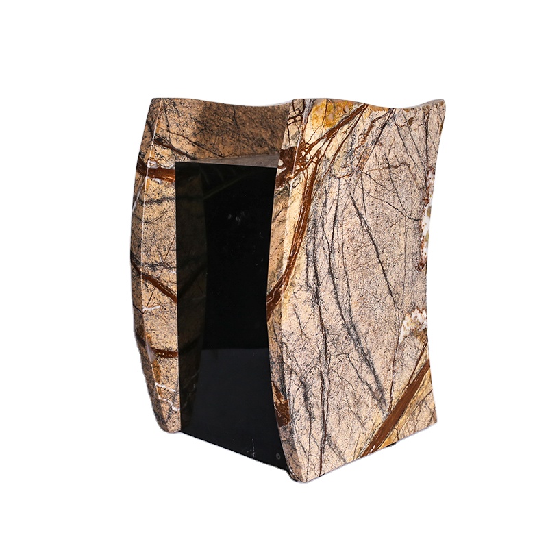 High Quality Western Style Funeral Headstone Marble Stone Urn for human ashes