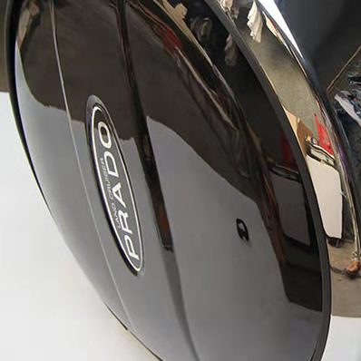 Car ABS Chrome Tire Cover for Prado 2003-2009 FJ120