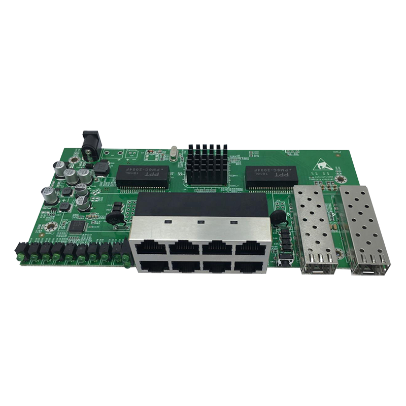 GPON/EPON ONU решение 8 портов управляемый 10/100/1000M Ethernet обратный PoE коммутатор с волокном SFP