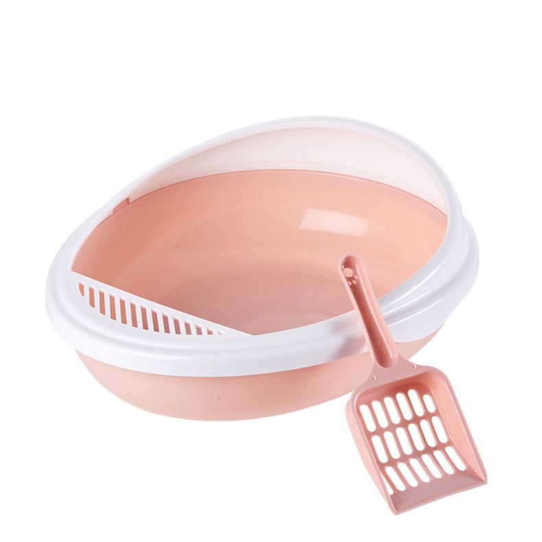 Factory direct selling wholesale high quality removable cat litter basin with cat litter shovel