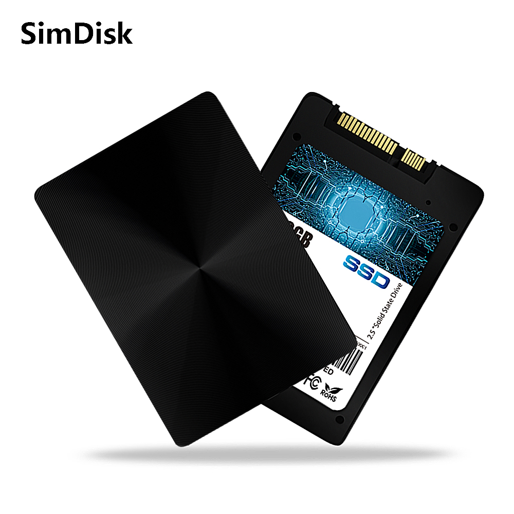 Simdisk SSD 2,5 дюйма SSD SATA 3 500 Гб 128 ГБ 256 512 1 ТБ 2 ТБ Жесткий Диск Внутренний жесткий диск для ноутбука