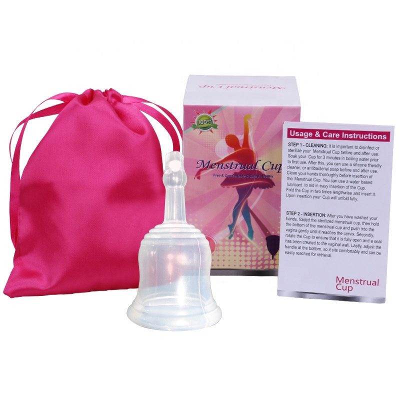 Suncare ODM / OEM Copa Menstrual 100% Medical Soft Silicone Ce Eco-Friendly Reusable Menstrual Cups