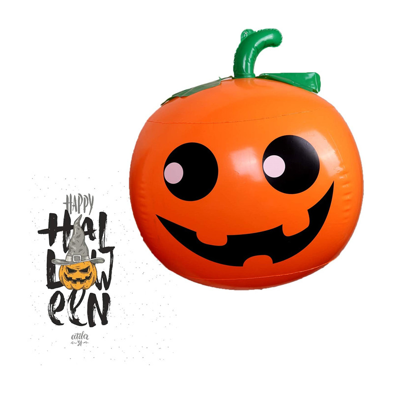 Novelty weird Halloween party decorations outdoor yard garden classroom hanging atmosphere sense decorations inflatable pumpkins