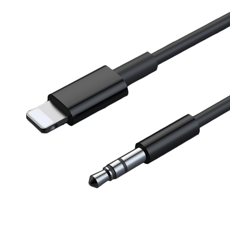 Lightning to 3.5mm Audio Cable 3.3ft 3.5mm Headphones Jack Adapter Audio cable for car audio stereo for iPhone 12/11/X/8/7/6